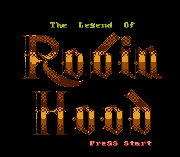 Legend of Robin Hood, The (USA) (Proto) screen shot title